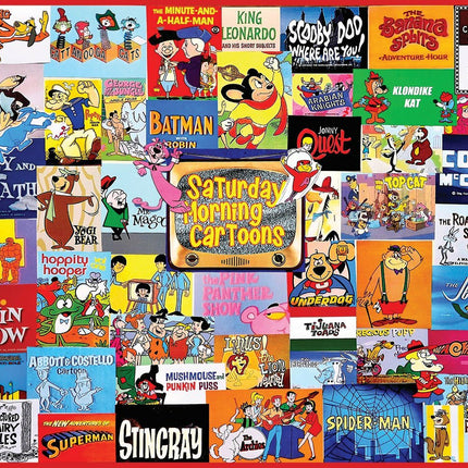 Saturday Morning Cartoons - 1000 Piece - White Mountain Puzzles