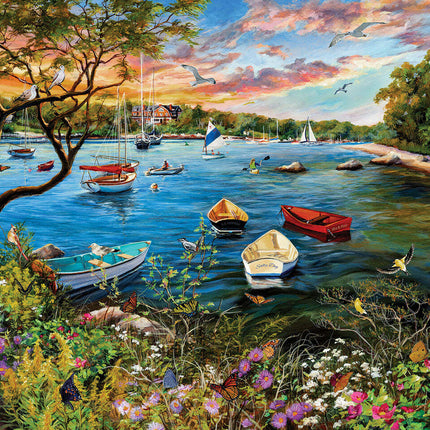 Quiet Harbor - 1000 Piece Jigsaw Puzzle