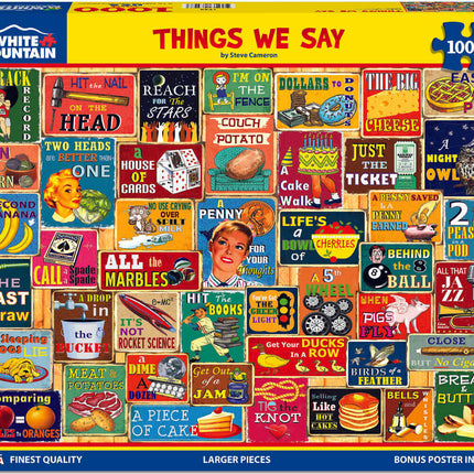 Things We Say - 1000 Piece Jigsaw Puzzle