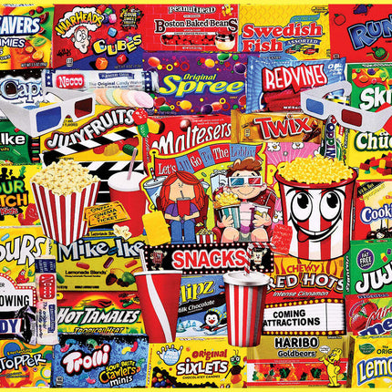 Movie Snacks - 1000 Piece Jigsaw Puzzle