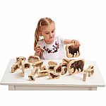 Wooden Forest Animal Blocks