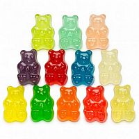 12 FLAVOUR GUMMI BEARS. 