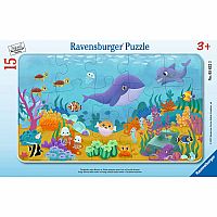 Young Animals Underwater Frame Puzzle - Ravensburger 