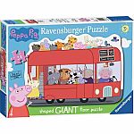 Peppa Pig London Bus Giant Floor Puzzle - Ravensburger