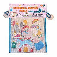 Bath Time Stickers - Unicorns and Fantasy World