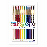 Colorbrush watercolor pencil & brush set