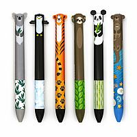 2 Colour Click Pen – Cute Creatures Assortment