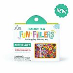 Sensory Play Jar Fun Fillers - Silly Shapes