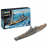 USS New Jersey 1/1200 Model Kit 