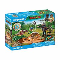 Dinos: Stegosaurus Nest with Egg Thief 