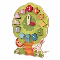 Bababoo and Friends - Wonder Tree Shape Sorting Clock