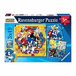 Sonic the Hedgehog: Set of 3 - Ravensburger