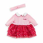 Corolle - Heart Petals Dress & Headband Set for 14