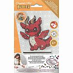 Crystal Art Fantasy Buddies - Red Dragon