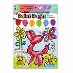 Jr Paint Pages - Party Animals