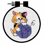 Learn a Craft for Kids - Cute Kitty Cross Stitch Kit