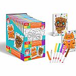 Jr Artist Canvas and Markers Set - Cat or Dog