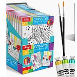 Jr Artist Canvas and Paint Set - Llama or Unicorn