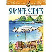 Creative Haven - Summer Scenes Coloring Book