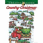 Creative Haven - Country Christmas Coloring Book