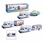 Diecast Pullback RV with Trailer - Assorted 