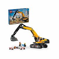 City: Yellow Construction Excavator 