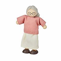 Grandmother Dollhouse Figure - Fair Skin Tone