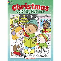 Christmas Color by Number for Kids