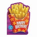 French Fry Birthday Card - Scratch & Sniff.