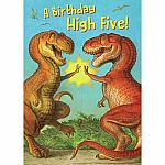 Dinosaur High Five Birthday Card  