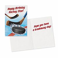 Happy Birthday Hockey Star! Card  