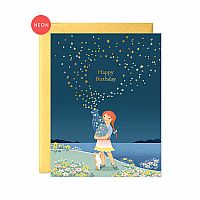 Star Jar Happy Birthday Card  