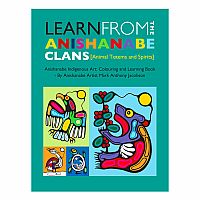 Learn From The Anishanabe Clans - Colouring Book