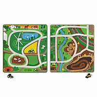 John Deere Playmat Rug With Vehicle Assortment