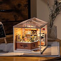 DIY Miniature Dollhouse Kit - Double Joy Bubble Tea