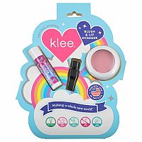 Cotton Candy Whisper - Mineral Blush & Lip Shimmer Duo - Klee Kids 