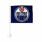 Edmonton Oilers Royal Blue 2-Sided Car Flag