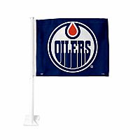 Edmonton Oilers Royal Blue 2-Sided Car Flag