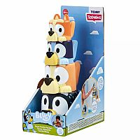 Toomies: Bluey Family Pourers - Nesting & Stacking Cups Bath Toy