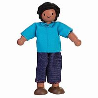 Dad Dollhouse Figure - Medium Skin Tone