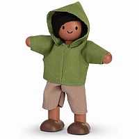 Boy Dollhouse Figure - Medium Skin Tone