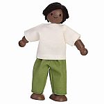 Dad Dollhouse Figure - Dark Skin Tone