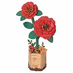 Modern Wooden Puzzle - Camellia