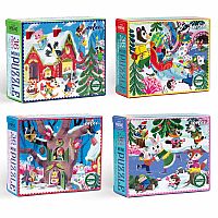 Woodland Holiday Puzzle Assortment