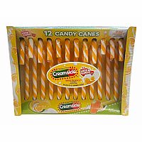 Orange Creamsicle Candy Canes