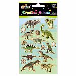 Stickers Embossed - Dinos