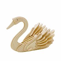 3D Classic Wooden Puzzle - Swan