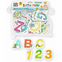 Eric Carle - 36 Piece Bath Toys: Foam Letters and Numbers