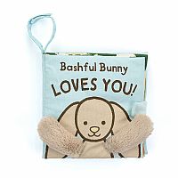 Bashful Bunny Loves You Fabric Book - Jellycat 