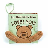 Bartholomew Bear Loves You Fabric Book - Jellycat